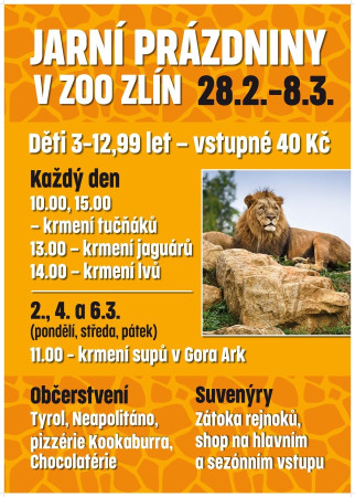 jarní prázdniny v zoo